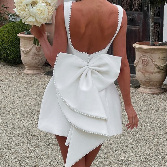 Babyboo Carrie Mini Dress- ivory - Picture 1 of 4